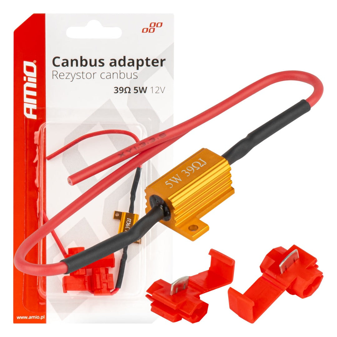 CANBUS weerstand - 12V - 5W - 39 Ohm - Per stuk CANBUS weerstand - 12V - 5W - 39 Ohm - Per stuk